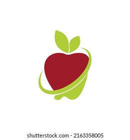 minimales Design für frische Früchte und Saft-Logo 