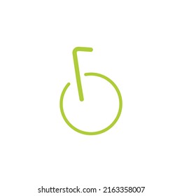minimal fresh fruit and juice logo illustration fruit icon design 