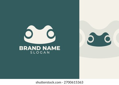 Minimal Frog Logo Design, Simple Modern Animal Brand Identity for Nature or Creative Business