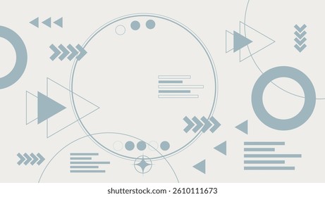 Minimal Futuristic Abstract Geometric Background Design
