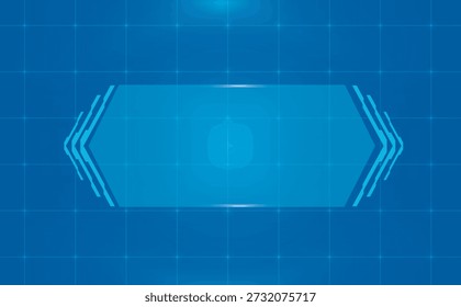 Interfaz de tercio inferior del HUD futurista mínimo