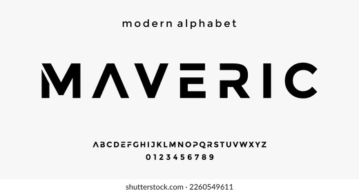 Minimal futuristic vector typographic design, Typography urban style fonts for sport, technology, digital, movie logo design
