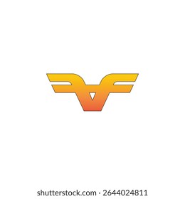 Minimal FVF Latter Logo Illustration Vector Design Template, Alphabet Logo, FV Branding, Geometric Line Logo, Typographic Design, Abstract VF Letter, Signature FVF Mark, Stylized Icon,