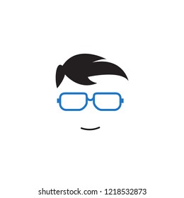 Minimal Geek Logo, Programmer Icon