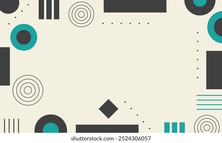 Fondo abstracto geométrico mínimo. _ Vector.