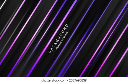 Fondo abstracto geométrico mínimo. Textura de diseño brillante. Composición dinámica de formas. Negro. Ilustración vectorial.