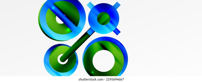Fondo abstracto geométrico mínimo. Diseño de formas redondeadas, de líneas y de círculo. Plantilla de negocios de moda para tecno para papel de pared, banner, fondo o aterrizaje