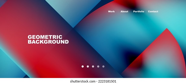 Minimaler geometrischer abstrakter Hintergrund. Kreislauf- und Leitungsdesign. Trendy Techno Business Template für Tapete, Banner, Hintergrund oder Landung