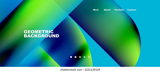 Fondo abstracto geométrico mínimo. Diseño de círculo y línea. Plantilla de negocios de moda para tecno para papel de pared, banner, fondo o aterrizaje