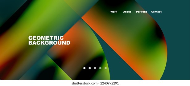 Minimaler geometrischer abstrakter Hintergrund. Kreislauf- und Leitungsdesign. Trendy Techno Business Template für Tapete, Banner, Hintergrund oder Landung
