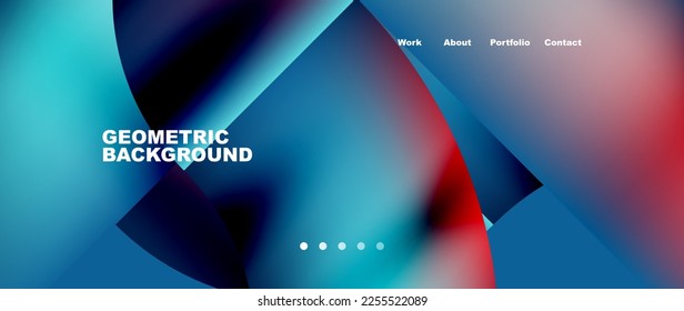 Minimaler geometrischer abstrakter Hintergrund. Kreislauf- und Leitungsdesign. Trendy Techno Business Template für Tapete, Banner, Hintergrund oder Landung