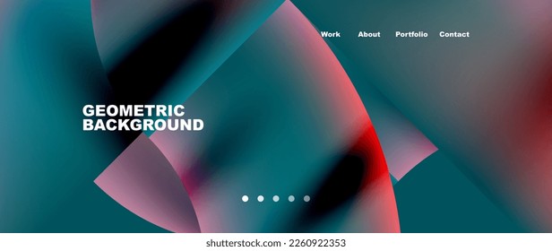 Minimaler geometrischer abstrakter Hintergrund. Kreislauf- und Leitungsdesign. Trendy Techno Business Template für Tapete, Banner, Hintergrund oder Landung