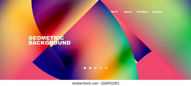 Fondo abstracto geométrico mínimo. Diseño de círculo y línea. Plantilla de negocios de moda para tecno para papel de pared, banner, fondo o aterrizaje