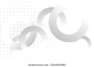 Mínimo geométrico   fondo abstracto. estilo de corte de papel circular. elementos grises con color de degradado.  diseño para banner, web, cabecera, portada, cartel, folleto, medios sociales, página de inicio