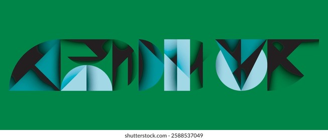 Minimal geometric abstract background. Circle square and triangle design