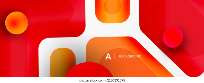 Minimal geometric abstract background. Colorful geometric blocks. Lines, squares and triangles composition wallpaper