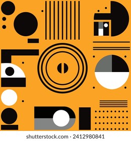 Minimal geometric minimal abstract background design