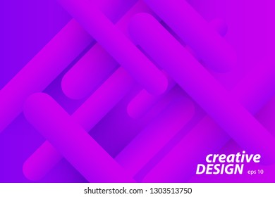 Minimal geometric abstract background. Futuristic gradient shapes design. Creative illustration ideal for cover, poster, web and social media. Vector eps10.