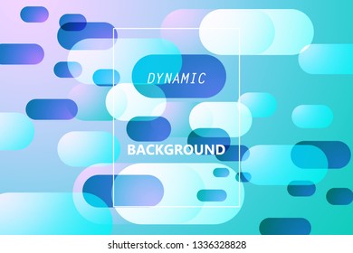 Minimal geometric abstract background. Futuristic gradient shapes design. Creative illustration ideal for cover, poster, web and social media. Vector eps10.