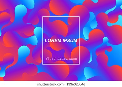 Minimal geometric abstract background. Futuristic gradient shapes design. Creative illustration ideal for cover, poster, web and social media. Vector eps10.