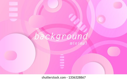 Minimal geometric abstract background. Futuristic gradient shapes design. Creative illustration ideal for cover, poster, web and social media. Vector eps10.