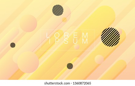 Minimal geometric abstract background. Futuristic gradient shapes design. Creative illustration ideal for cover, poster, web and social media. Vector eps10.