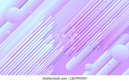 Minimal geometric abstract background. Futuristic gradient shapes design. Creative illustration ideal for cover, poster, web and social media. Vector eps10.