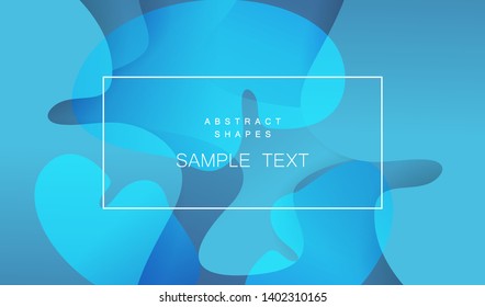 Minimal geometric abstract background. Futuristic gradient shapes design. Creative illustration ideal for cover, poster, web and social media. Vector eps10.