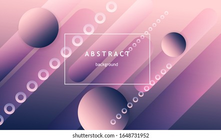 Minimal geometric abstract background. Futuristic gradient shapes design. Creative illustration ideal for cover, poster, web and social media. Vector eps10.