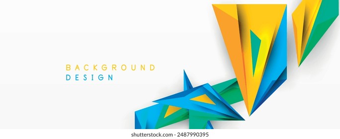 Fondo abstracto geométrico mínimo. Diseño de triángulo bajo polidinámico. Plantilla de negocios techno de moda para Fondo de pantalla, Anuncio, fondo o aterrizaje