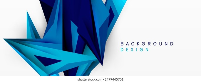 Fondo abstracto geométrico mínimo. Diseño de triángulo dinámico de polietileno bajo. Plantilla de negocios techno de moda para Fondo de pantalla, Anuncio, fondo o aterrizaje