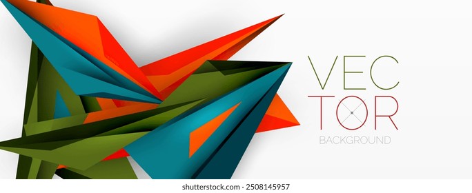 Fondo abstracto geométrico mínimo. Diseño de triángulo dinámico de polietileno bajo. Plantilla de negocios techno de moda para Fondo de pantalla, Anuncio, fondo o aterrizaje
