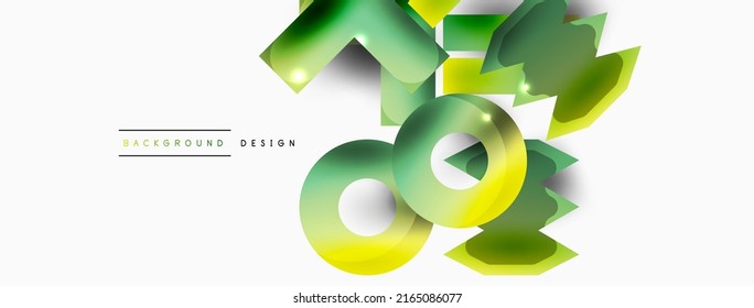 Fondo abstracto geométrico mínimo. Fondo de composición de formas primitivas. Plantilla de negocios de moda para tecno para papel de pared, banner, fondo o aterrizaje