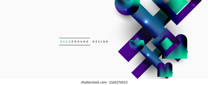 Fondo abstracto geométrico mínimo. Fondo de composición de formas primitivas. Plantilla de negocios de moda para tecno para papel de pared, banner, fondo o aterrizaje
