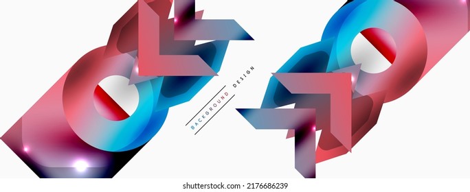 Fondo abstracto geométrico mínimo. Fondo de composición de formas primitivas. Plantilla de negocios de moda para tecno para papel de pared, banner, fondo o aterrizaje