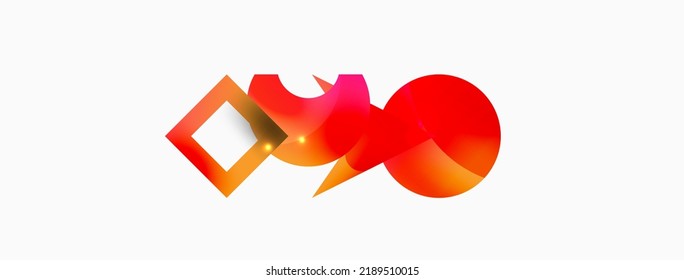 Minimaler geometrischer abstrakter Hintergrund. Der Hintergrund für die Komposition von primitiven Formen. Trendy Techno Business Template für Tapete, Banner, Hintergrund oder Landung