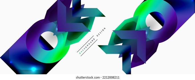 Fondo abstracto geométrico mínimo. Fondo de composición de formas primitivas. Plantilla de negocios de moda para tecno para papel de pared, banner, fondo o aterrizaje
