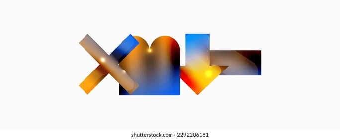 Fondo abstracto geométrico mínimo. Fondo de composición de formas primitivas. Plantilla de negocios de moda para tecno para papel de pared, banner, fondo o aterrizaje