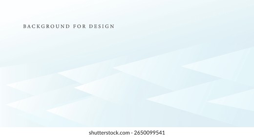 Minimaler geometrischer abstrakter Hintergrund mit glatten Lichtformen. Weiche neutrale weiße und blaue Farben. Modernes Vektordesign für kreative Projekte und Präsentationen