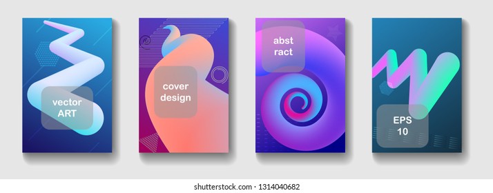 Minimaler geometrischer abstrakter Hintergrund mit trendigen dynamischen Formen. Umschläge für Magazine, Broschüren, Flyer, Plakate, Poster oder Banner-Design.