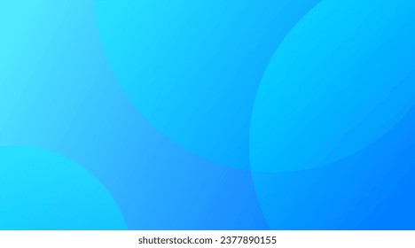 Minimal geometric abstract blue background. Dynamic shapes composition. Vector illustration
