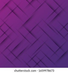 Minimal geometric abstract purple color background. Futuristic design gradient with stripes.