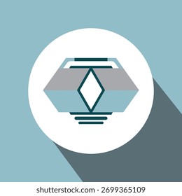 Icono de tecnología Abstractas geométrica mínima