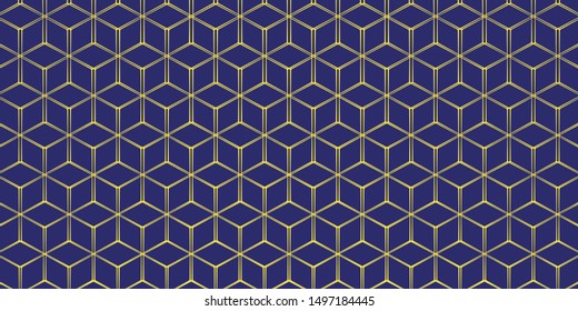 Minimal geometric abstraction with lines, vector hexagons background, Eps10 Vector illustration.
