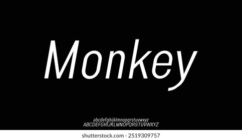 Fonte geométrica alfabética mínima. Letras tipográficas modernas design de logotipo abstrato negrito sans serif typeface. Ilustração vetorial