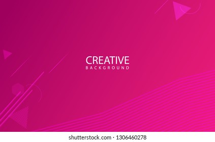Minimal geometric background, abstract background with Dynamic shapes