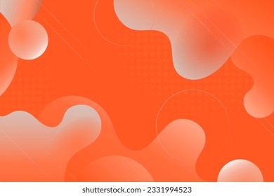 Minimal geometric background. Abstract background. Dynamic shapes composition. Stock Vector illustration.