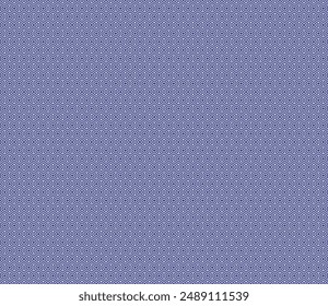 Minimal geometric background. Blue color on matching background. Bold rounded stacked hexagon cells. Regular hexagon shapes. Seamless pattern. Tileable vector illustration.