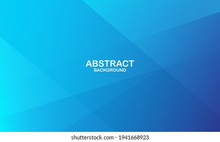 Minimal geometric background. Blue elements with fluid gradient. Dynamic shapes composition. Eps10 vector