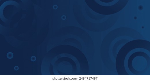 Minimal geometric background. Blue elements with fluid gradient. Cool background design for posters. 